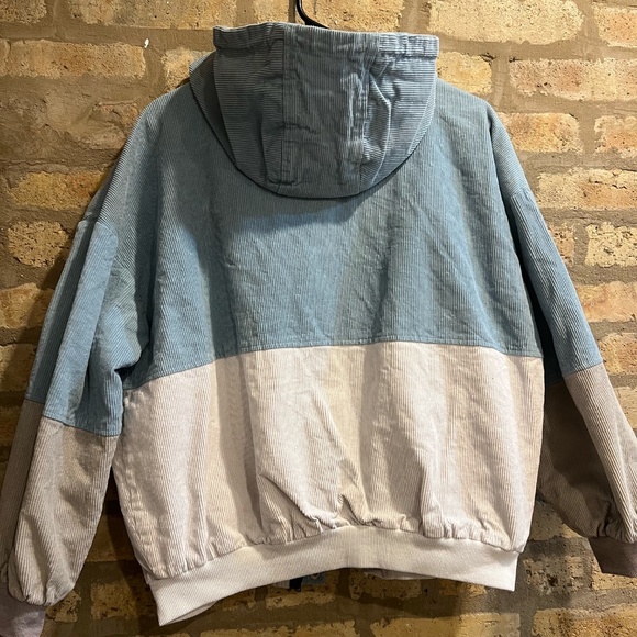 Trendy Color Block Corduroy Jacket - Zaful (Size Large) - Picture 6 of 6